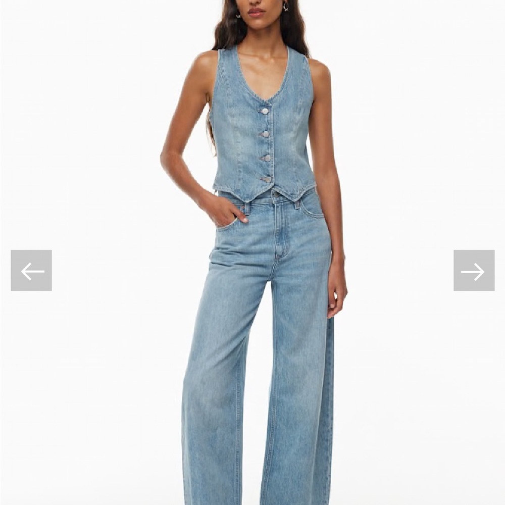 Aritzia Denim Forum Zoe Super Hi-rise Baggy Jean
7 Yrs Bleu Taboo Womens Sz 27